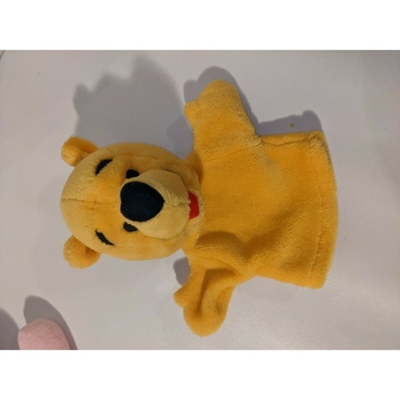 Hand Puppets Lot Winnie The Pooh & Piglet Plush Stuffed 9” Disney Mattel - Picture 2 of 9